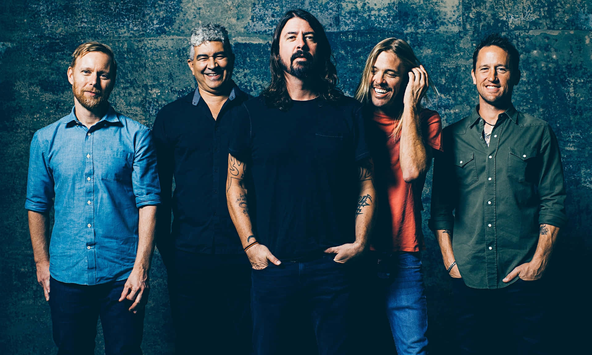 Foo Fighters Band Portrait Wallpaper