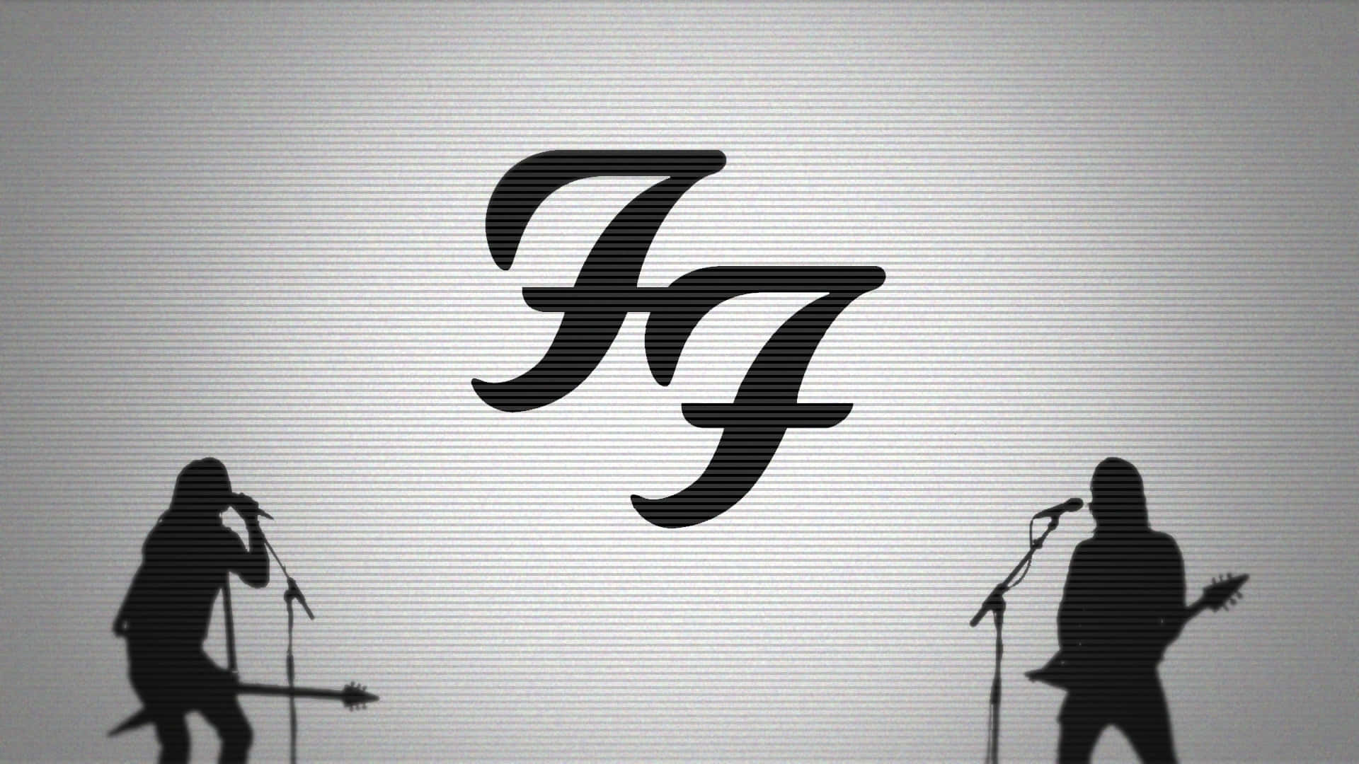 Foo Fighters Band Silhouette Logo Wallpaper