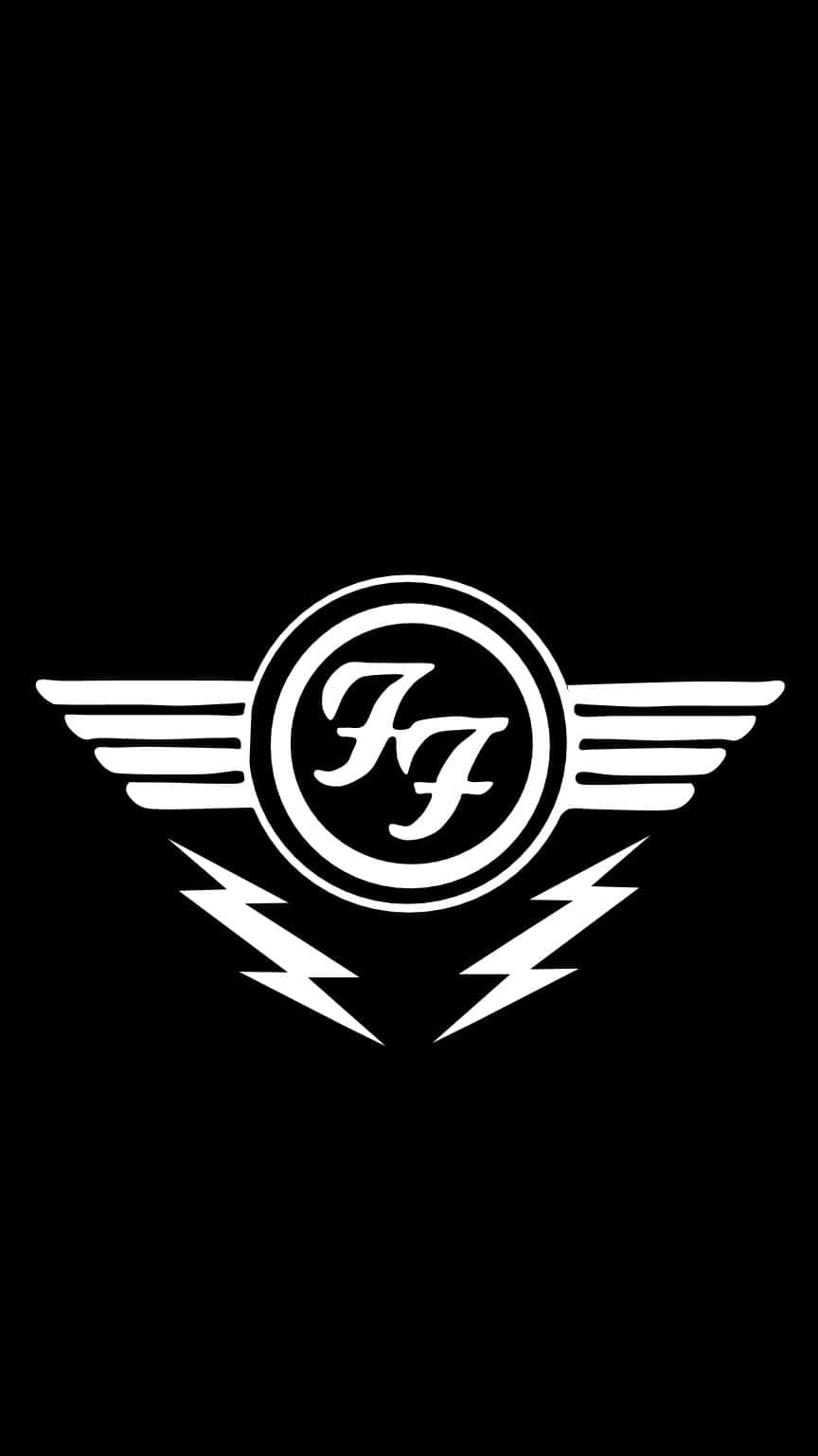 Foo Fighters Logo Blackand White Wallpaper