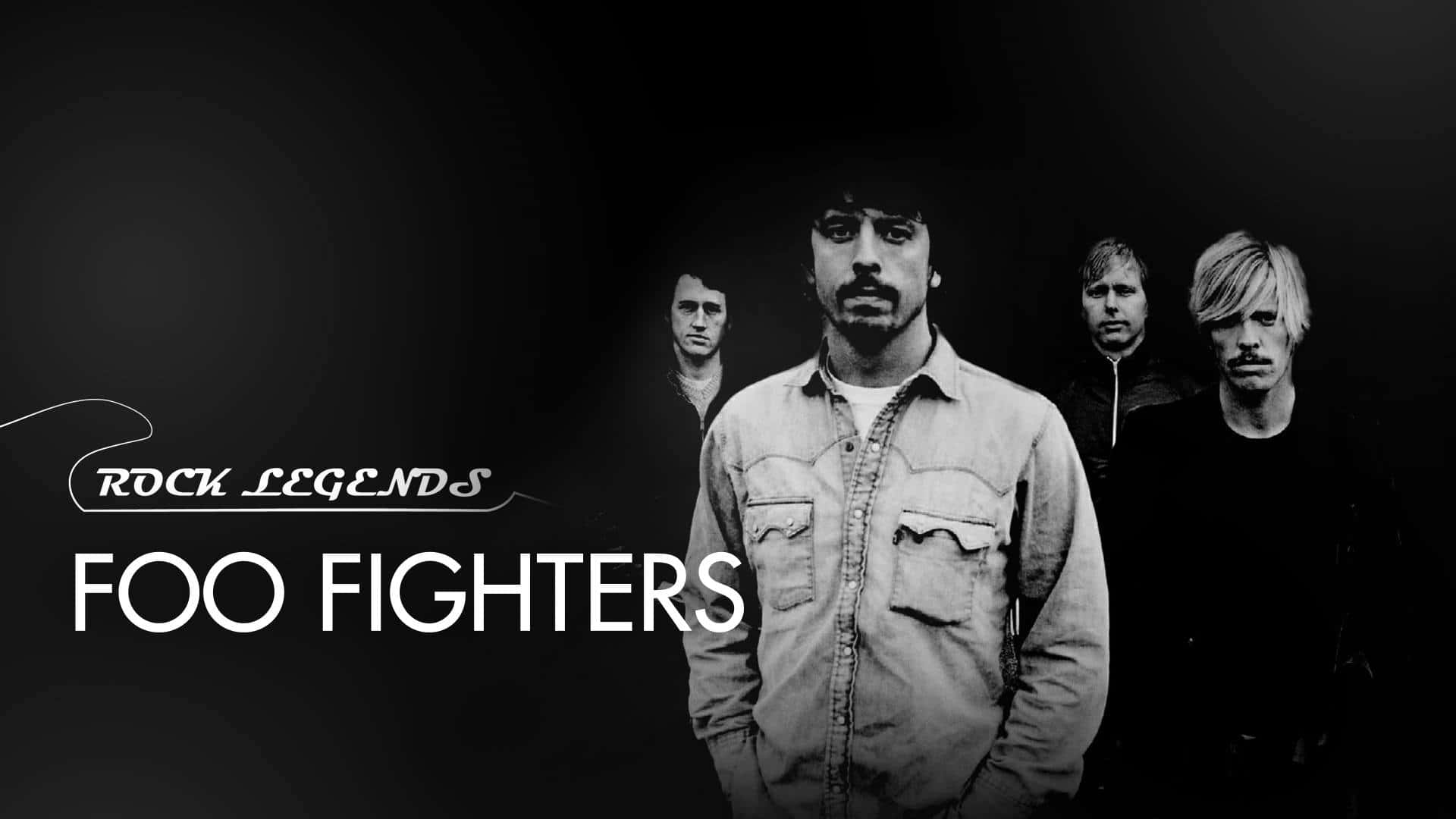 Foo Fighters Rock Legends Band Portrait Wallpaper