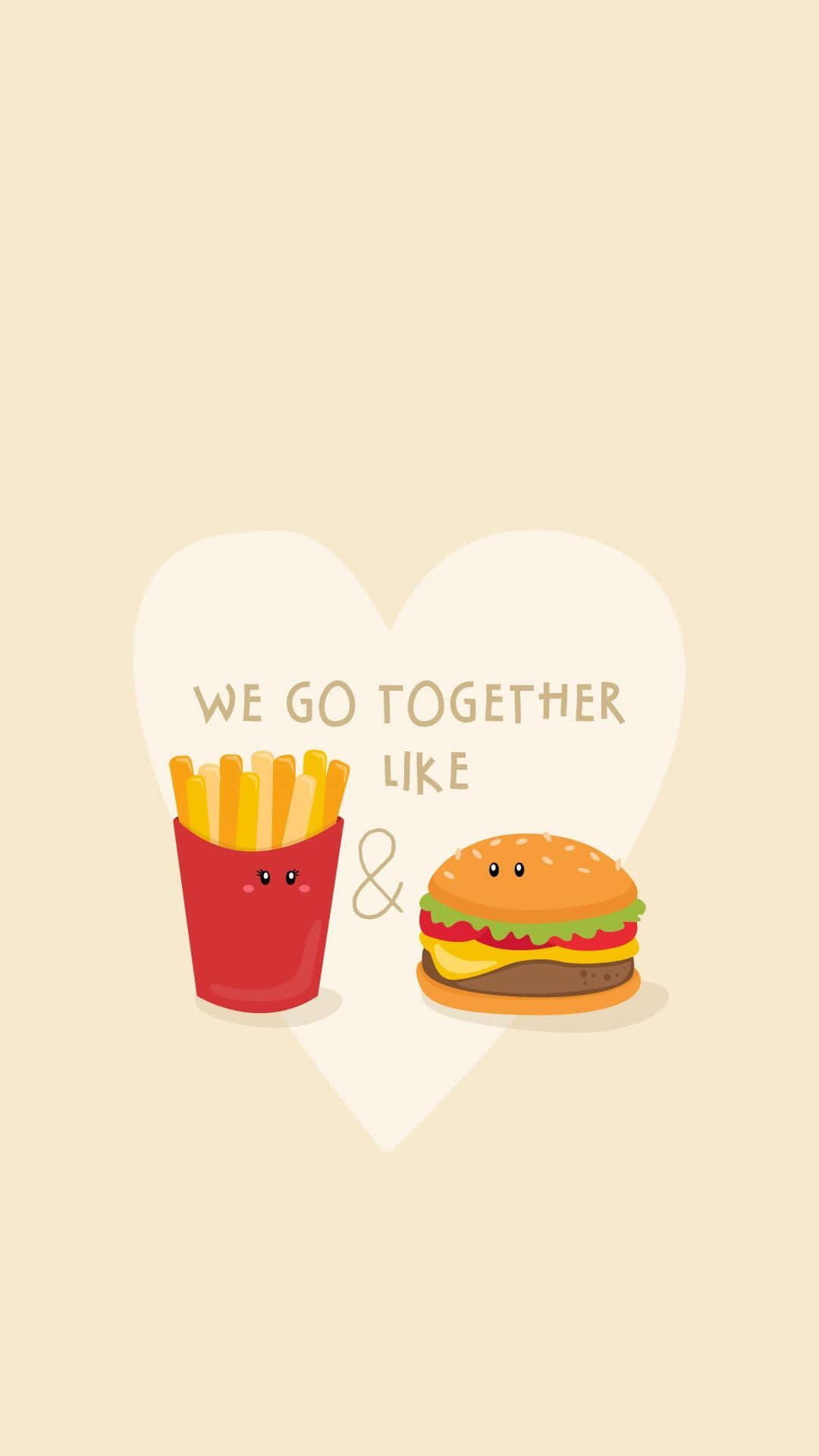 Find your Food BFF and Live Delicious!" Wallpaper