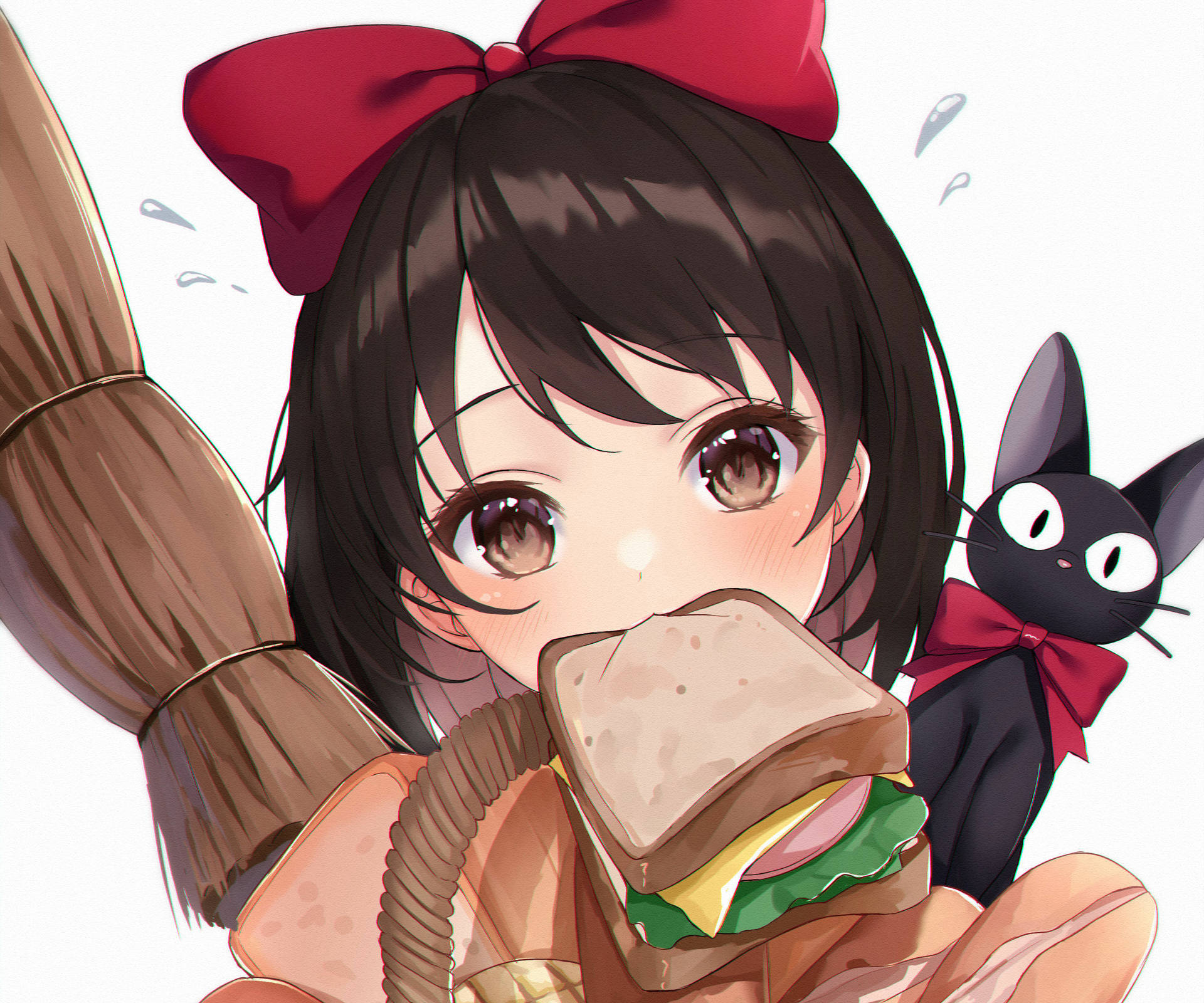 Food Service From Kikis Delivery Service Wallpaper