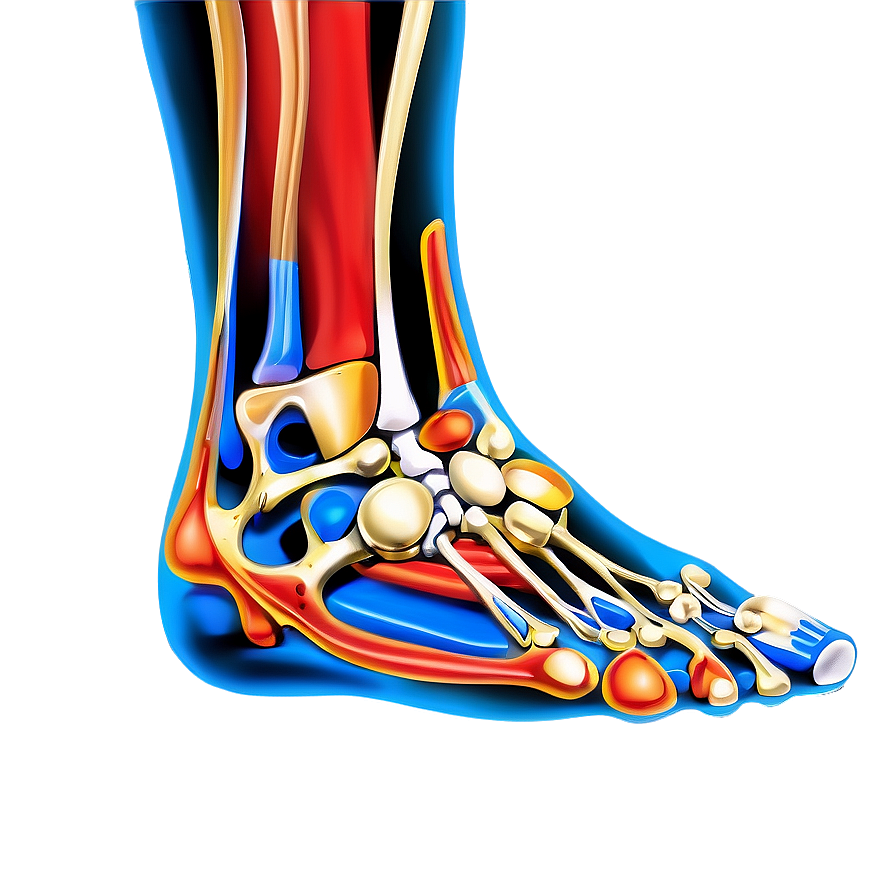 Foot And Ankle Bones Structure Png Gln PNG