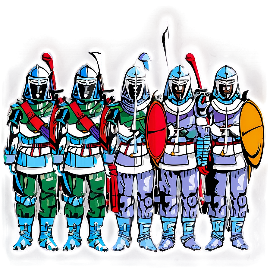 Foot Clan Soldiers Png 05252024 PNG