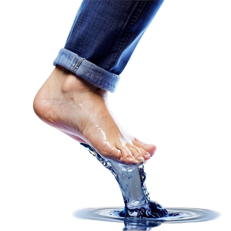 Download Foot In Water Splash Png Qbc1 | Wallpapers.com