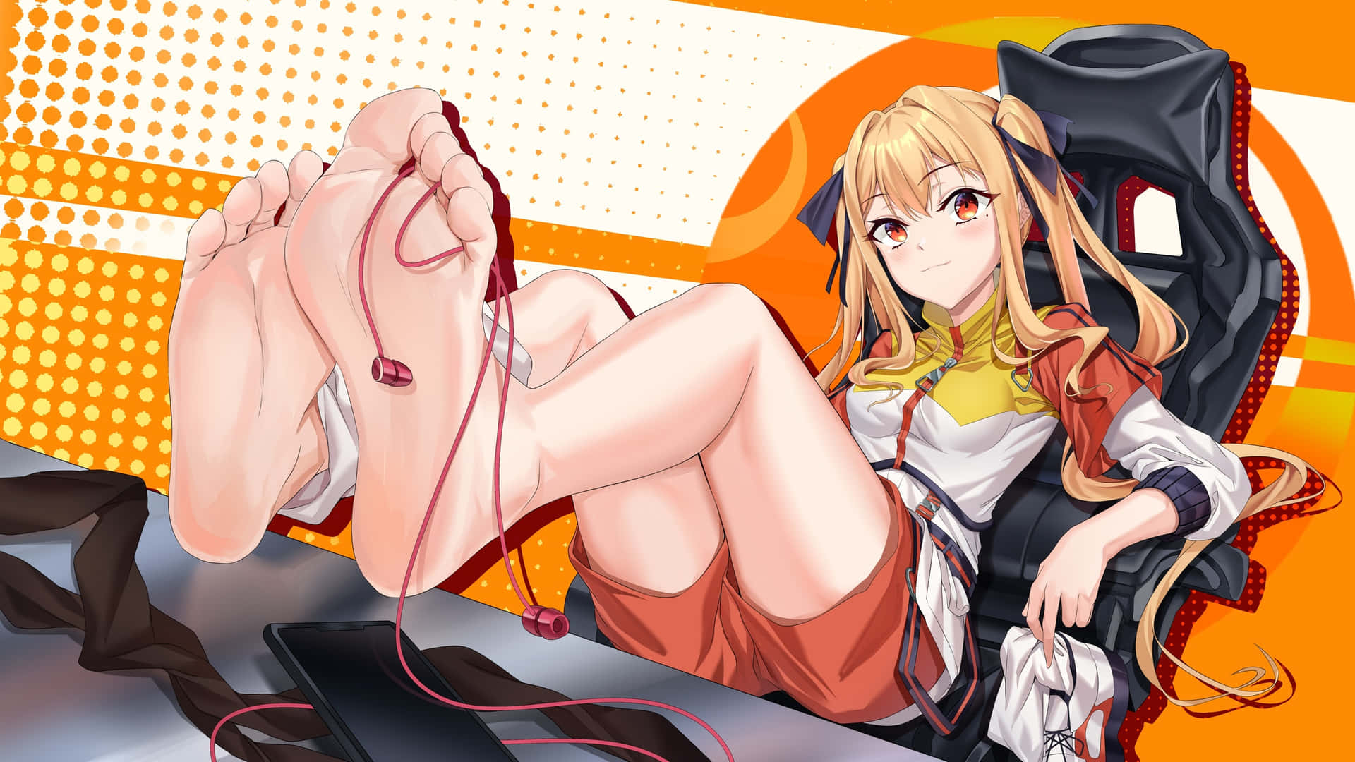 Foot Sole Of Gamer Anime Girl Picture