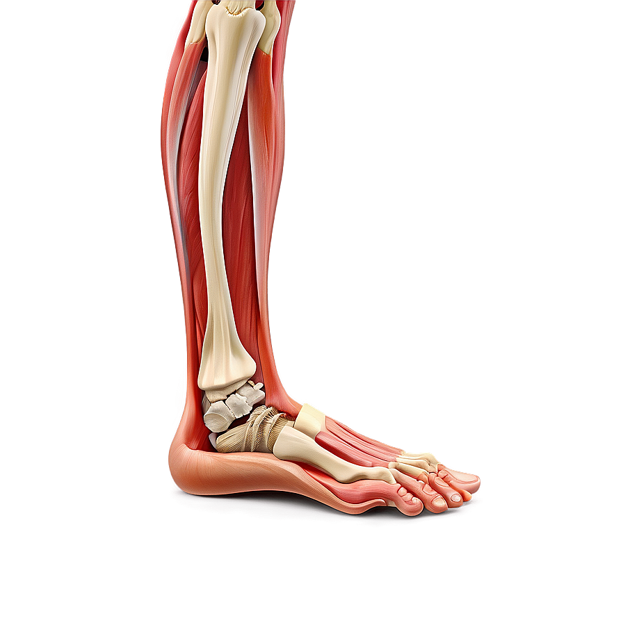 Foot With Achilles Tendon Png 35 PNG