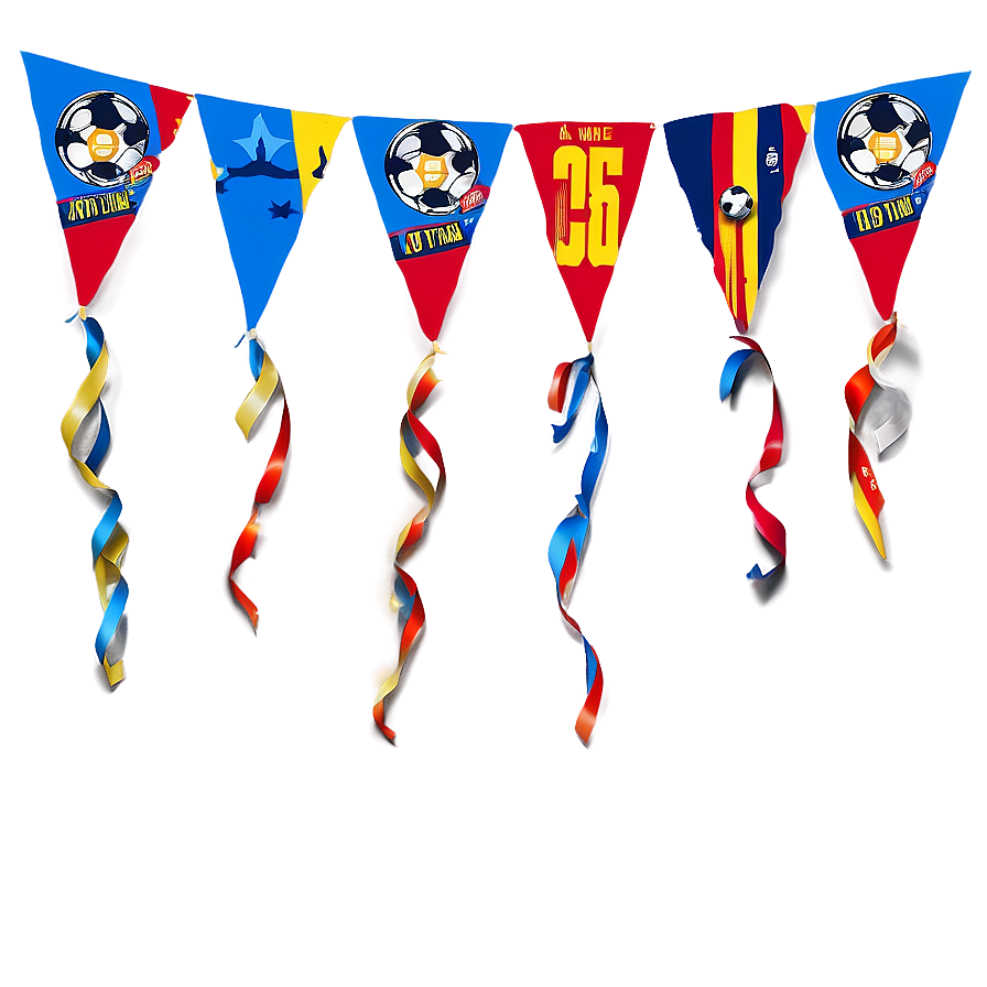 Football Fan Birthday Banner Png Nlj PNG