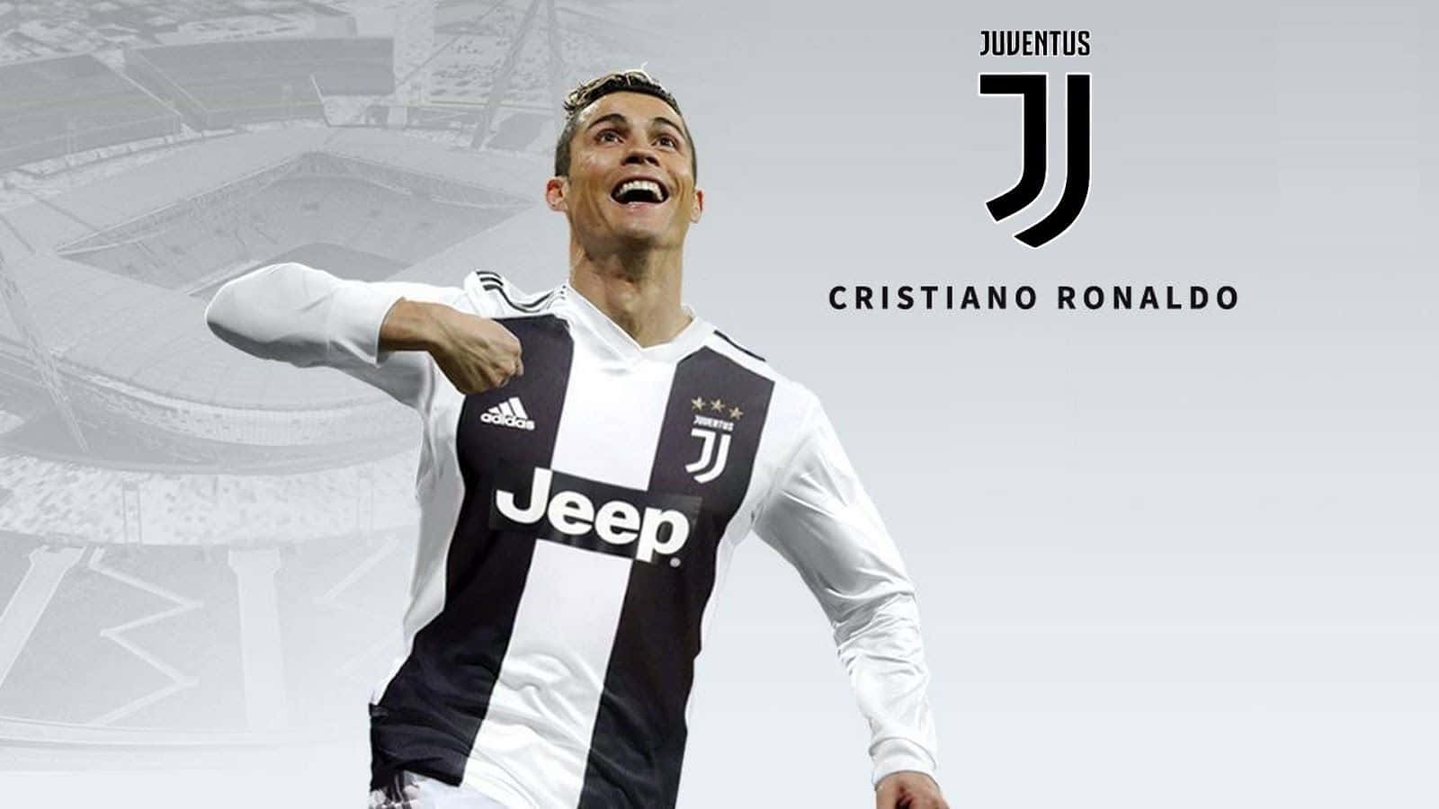 Fodbold Galaxy Cristiano Ronaldo Jeep Hold Jersey Wallpaper