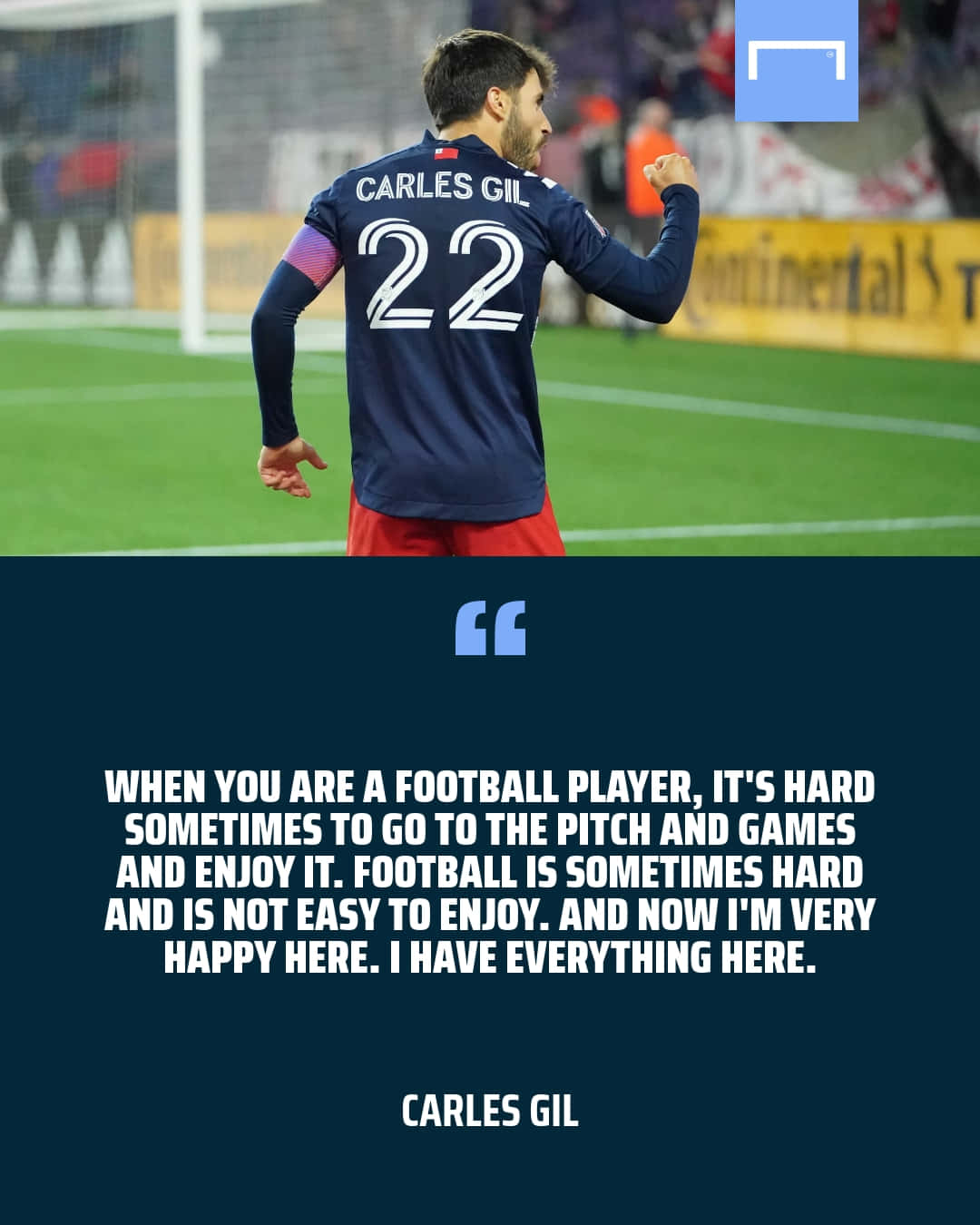 Football Player Carles Gil Quote Wallpaper