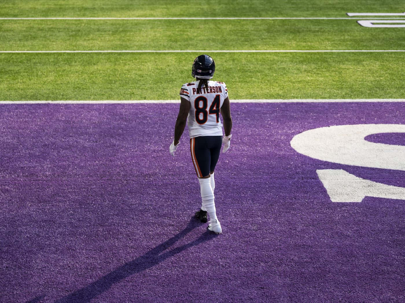 Joueur De Football Cordarrelle Patterson 84 Sur Le Terrain Fond d'écran