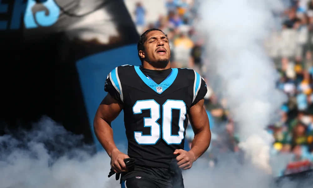 Football Player Entrance Number30 Wallpaper