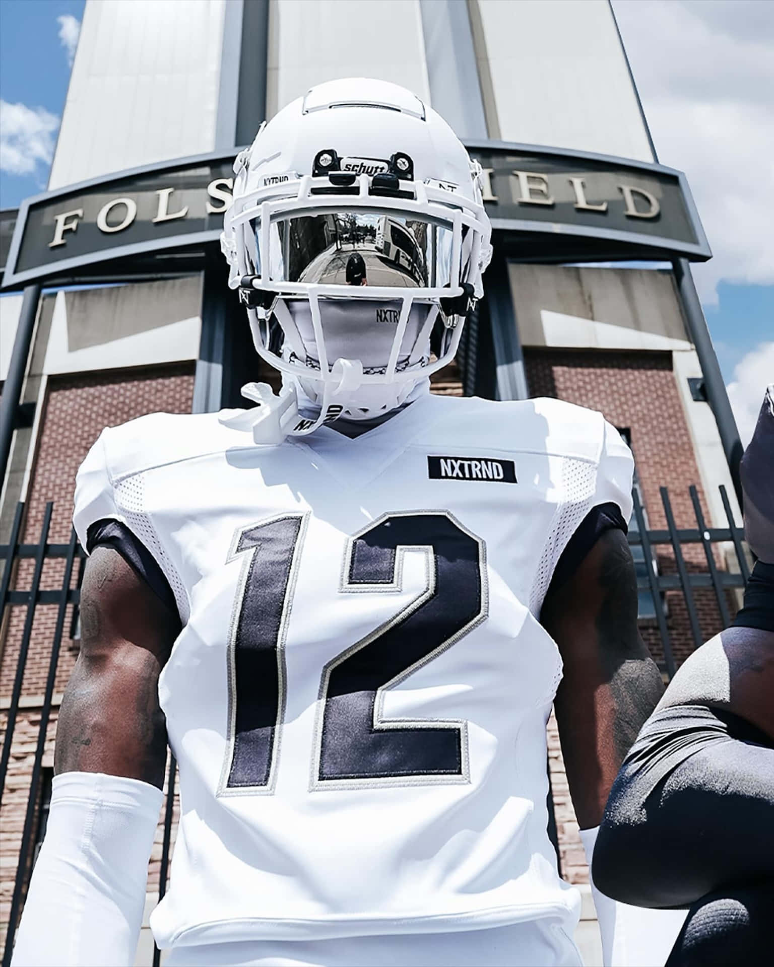 Football_ Player_ Number_12_at_ Folsom_ Field Wallpaper