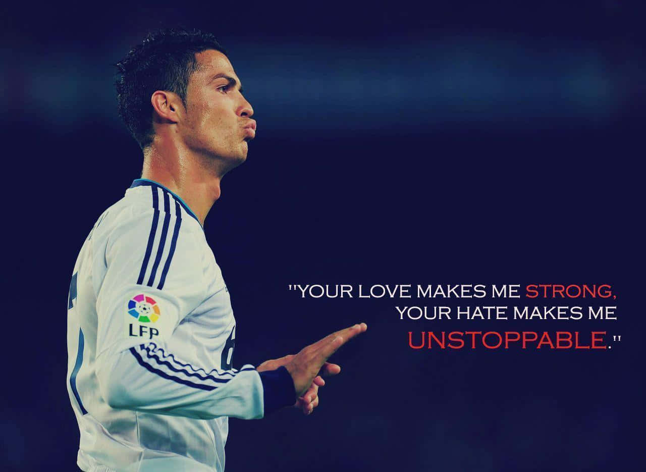 Cristiano Ronaldo Football Quotes Wallpaper