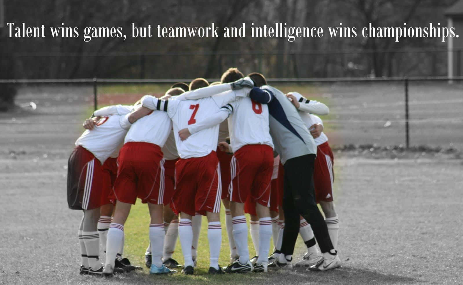 Group Teamwork Football Quotes Wallpaper