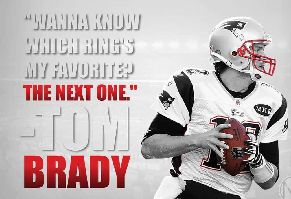Citazionidi Tom Brady Sul Calcio Sfondo