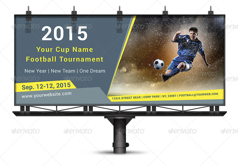 Football Tournament Billboard2015 PNG