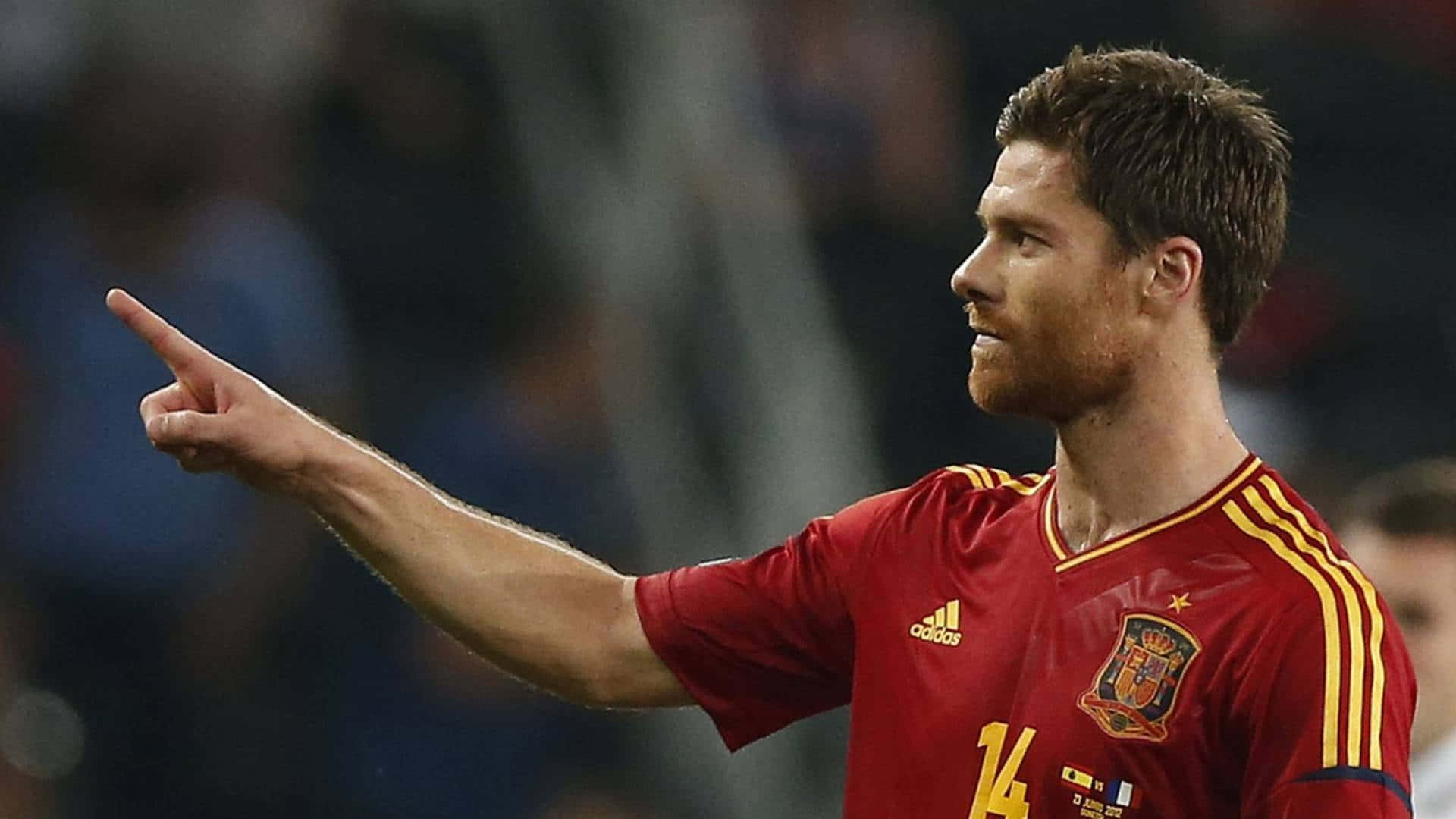 Footballer Xabi Alonso Pointing Picture