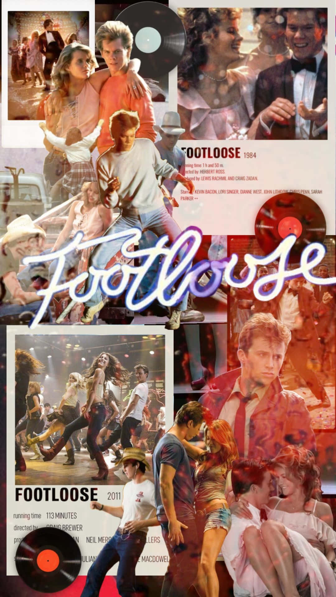 Collage De Comparaison Du Film Footloose Fond d'écran