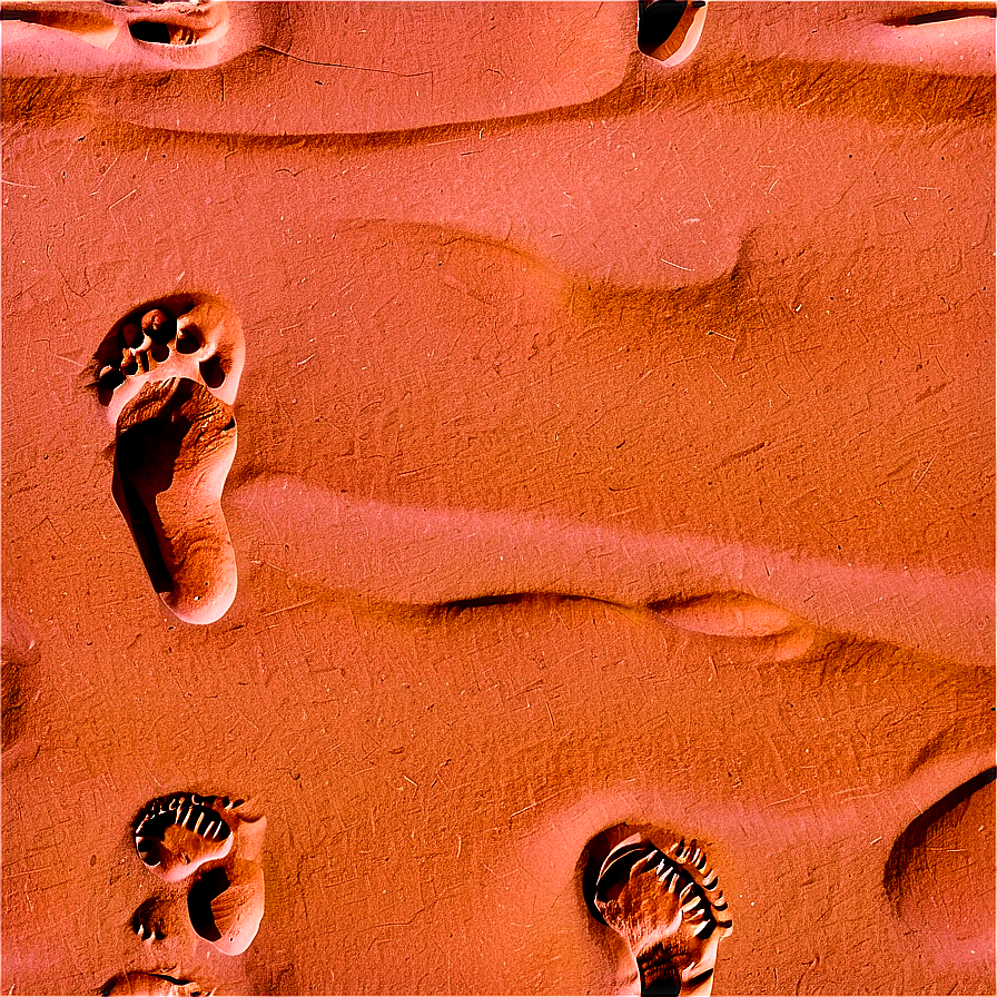 Footprints On Sandy Desert Png 58 PNG