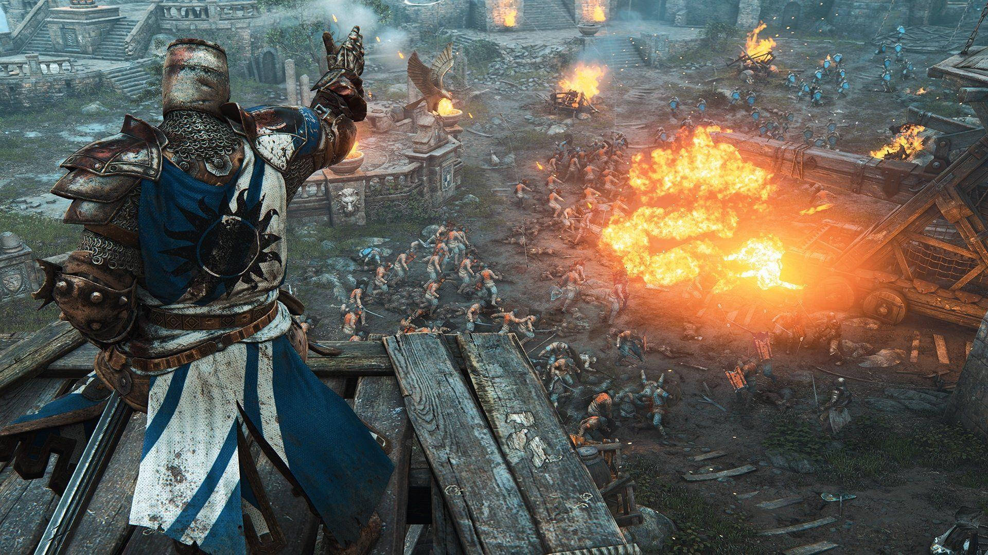 For Honor Game Burning Battlefield Picture