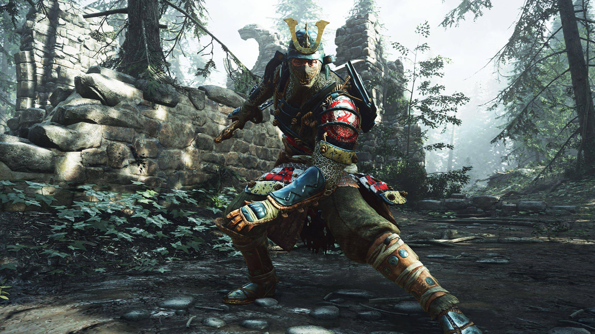 For Honor Game Orochi In A Forest Background