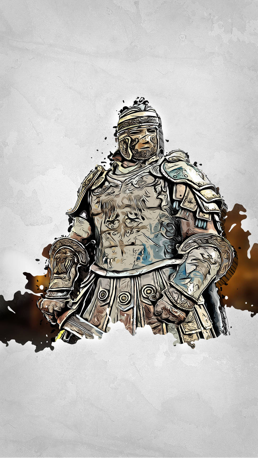 For Honor Phone Centurion Outline Art Picture