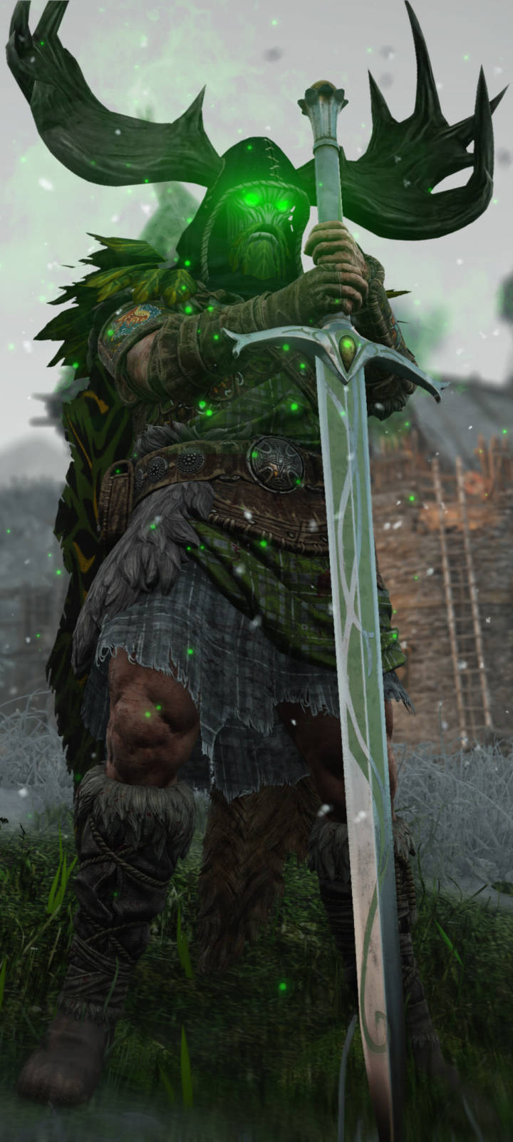 For Honor Phone Warden Green Eyes Picture