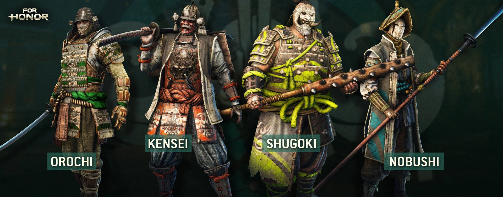 For Honor Samurai Heroes Background