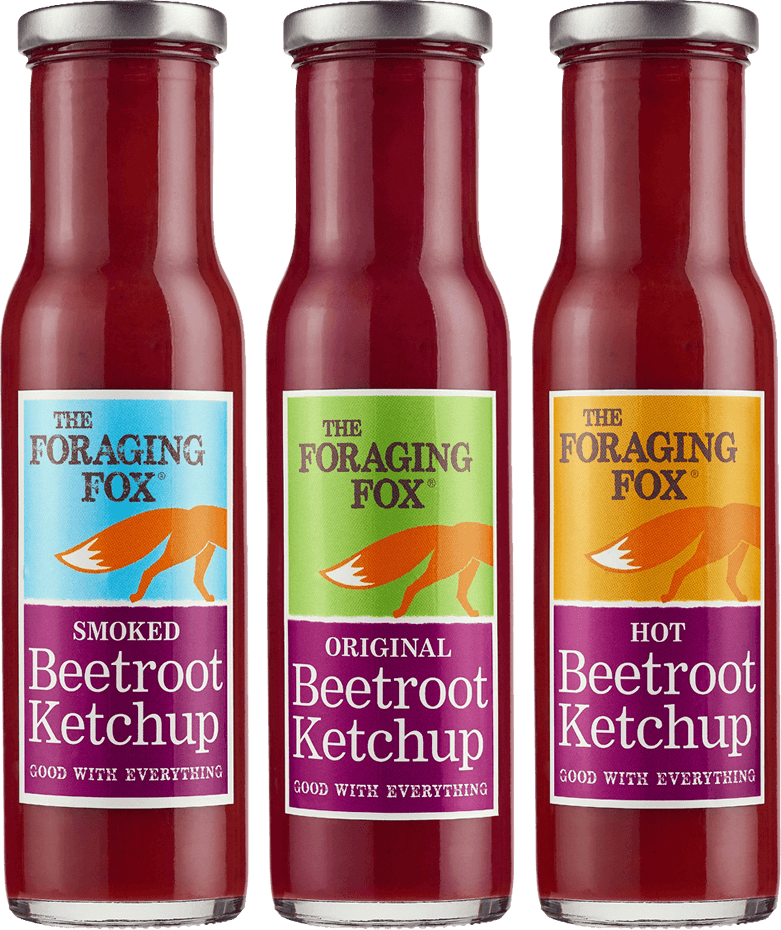 Foraging Fox Beetroot Ketchup Varieties PNG