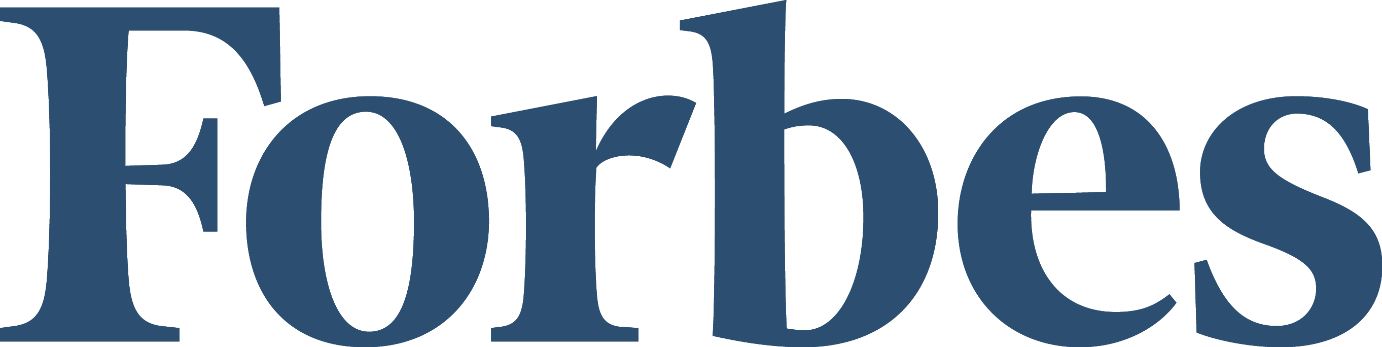 Forbes Logo Blueon Transparent PNG