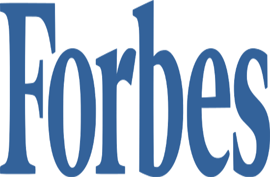 Download Forbes Logo Blueon Transparent | Wallpapers.com