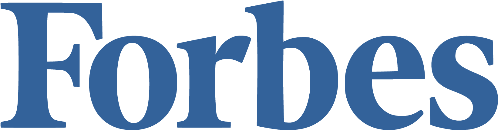 Forbes Magazine Logo Blue PNG