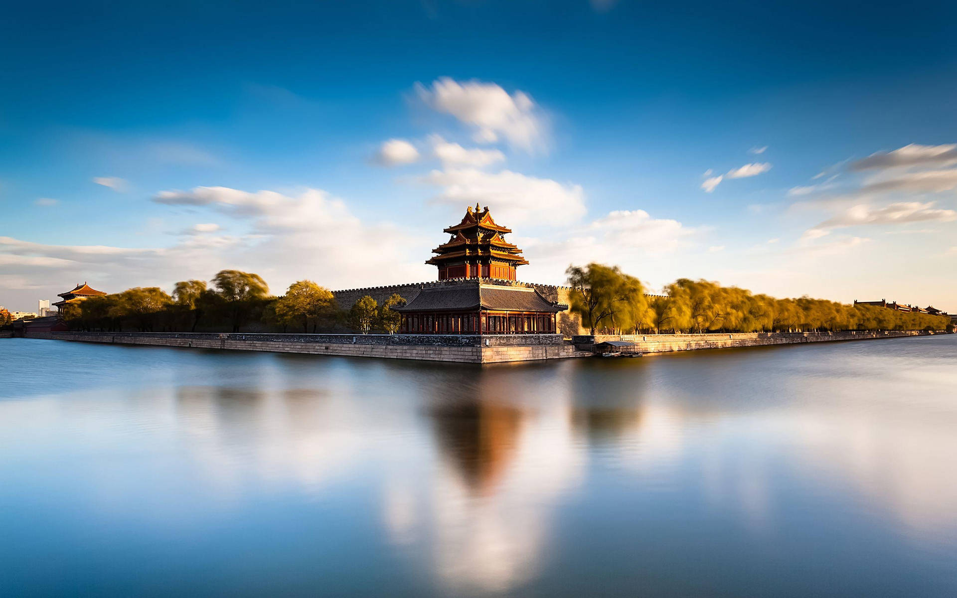 Forbidden City In Beijing Background