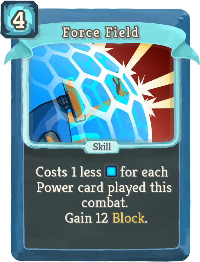 Force Field Card Illustration PNG