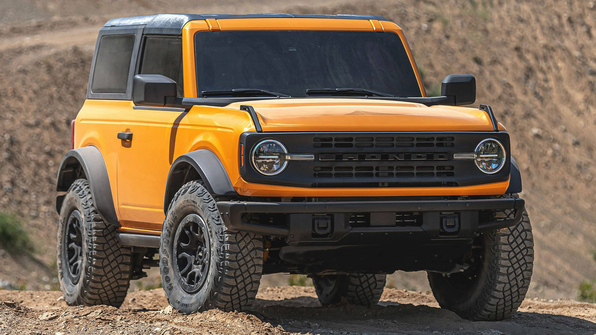 Ford Bronco Black And Yellow