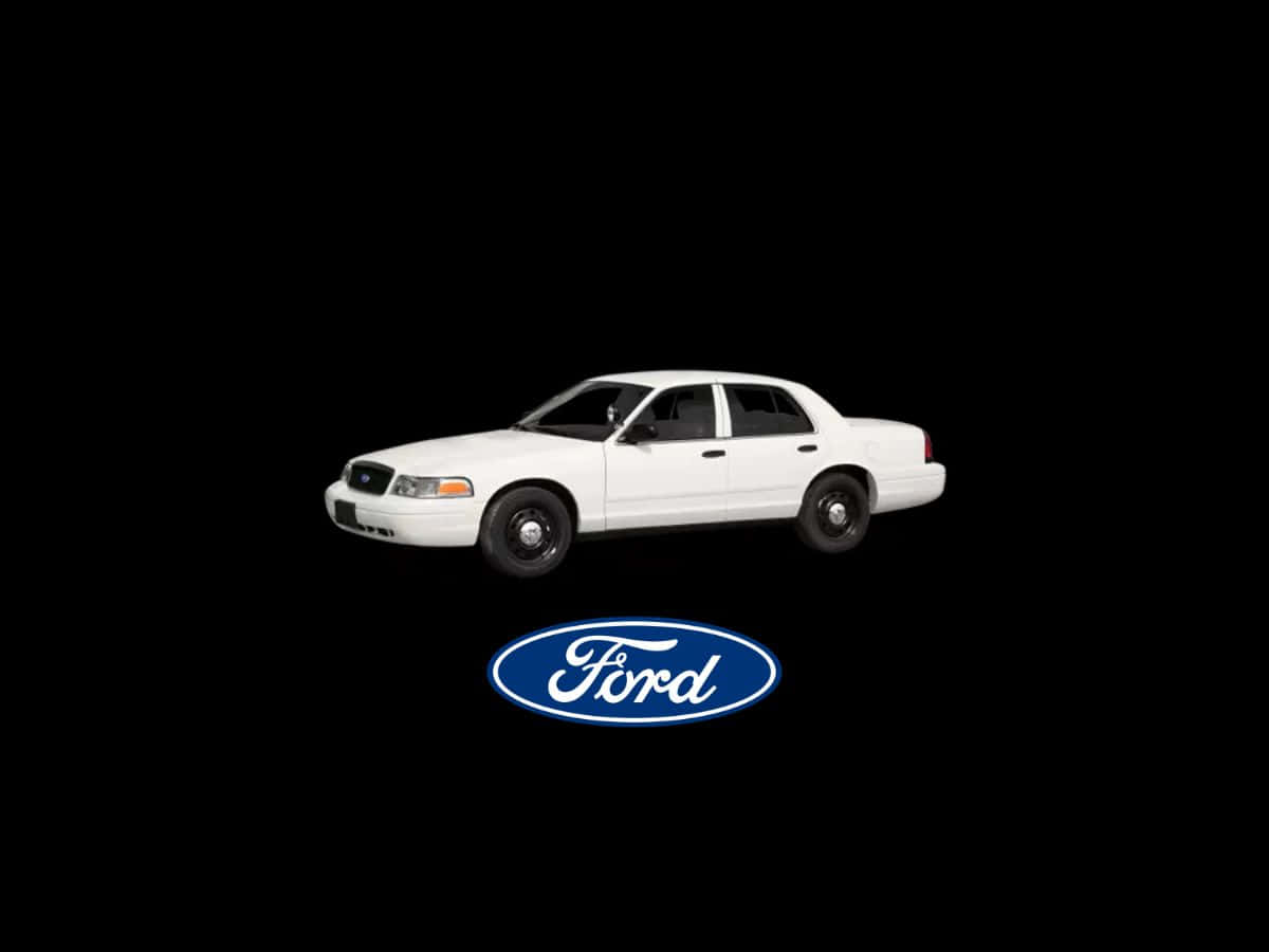Classic Ford Crown Victoria on the road Wallpaper