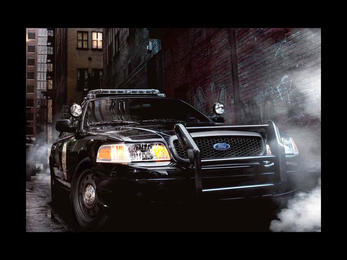 A classic Ford Crown Victoria showcasing its timeless design and smooth lines Wallpaper