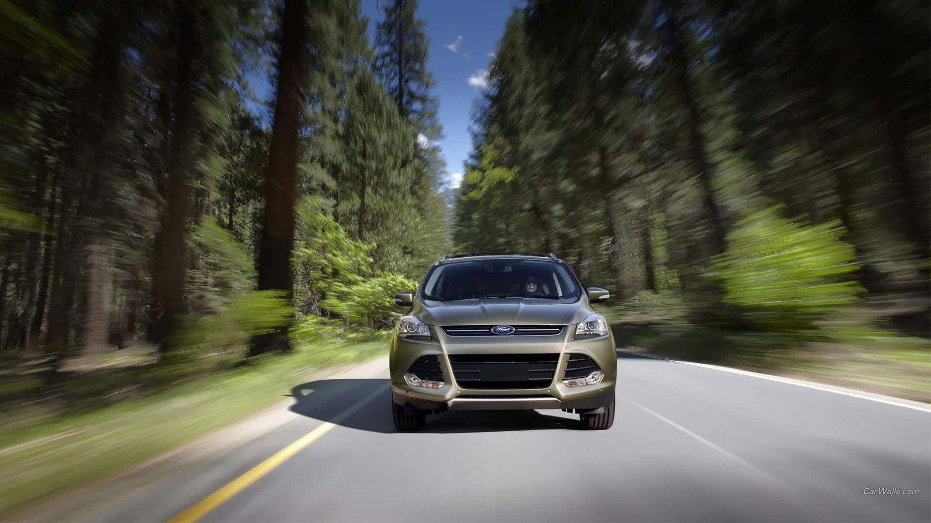 Sleek Ford Escape SUV in Nature Setting Wallpaper