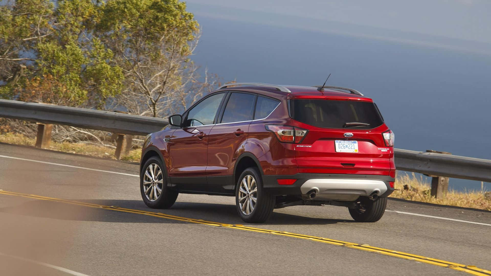 Sleek Ford Escape in Stunning Background Wallpaper