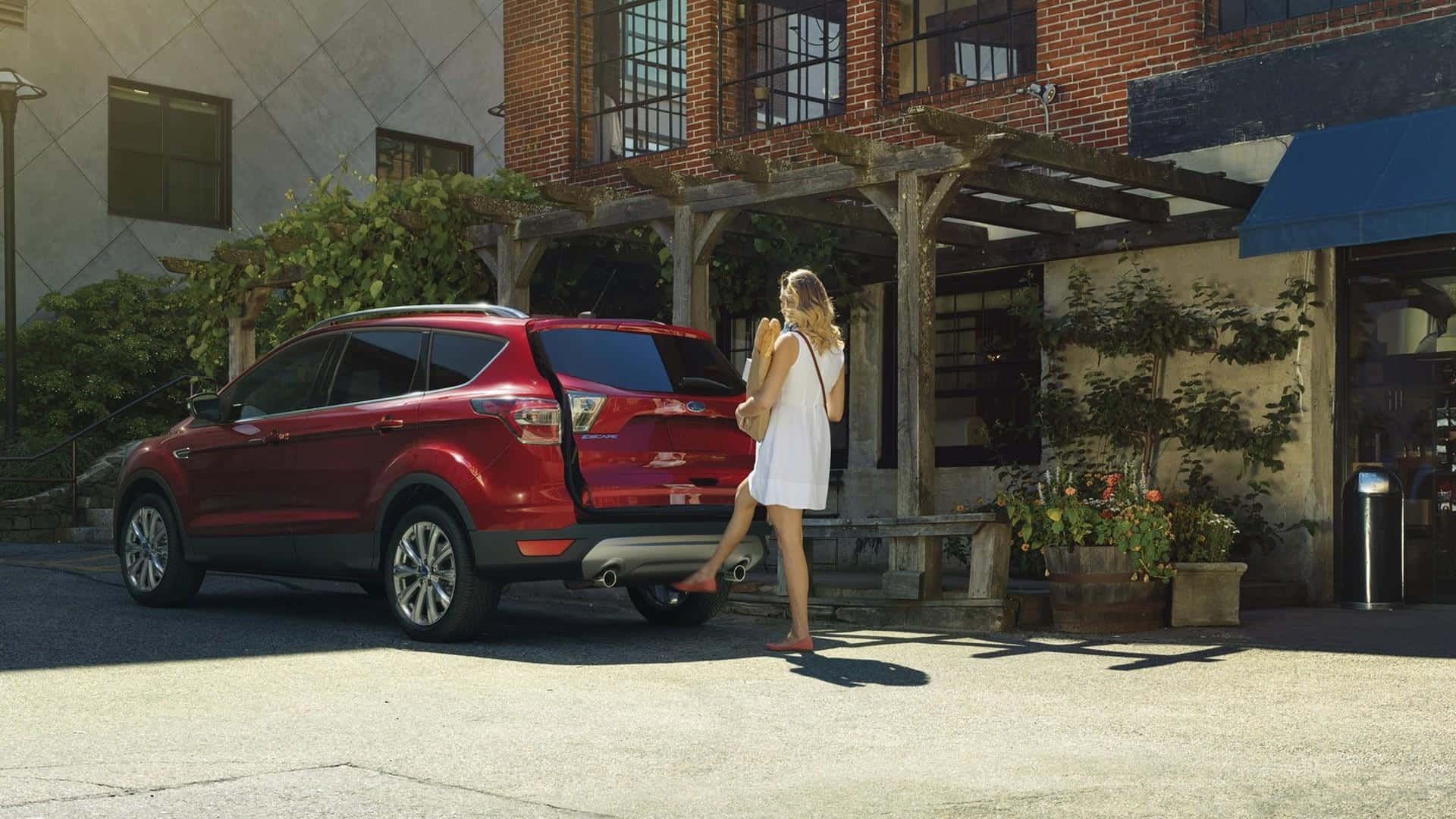 New Ford Escape Parked in Nature Wallpaper