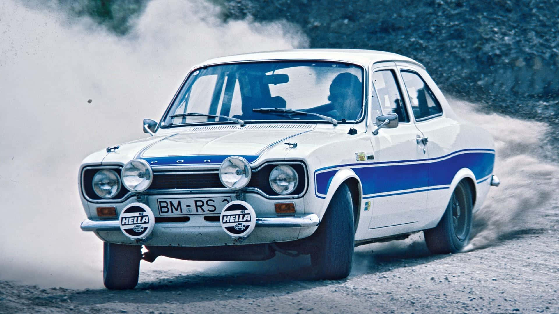 Ford Escort - Classic Style Meets Performance Wallpaper