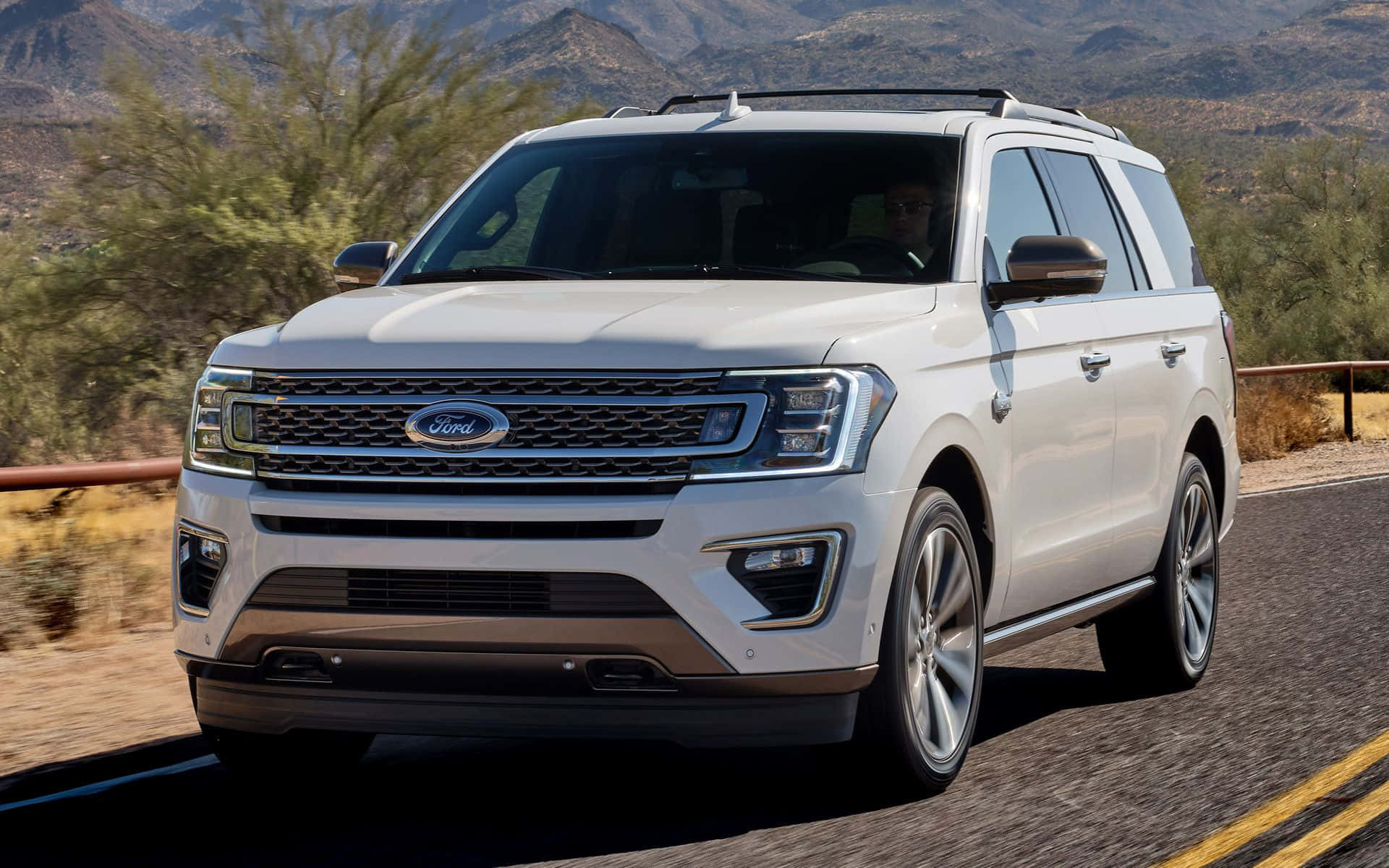 Stunning Ford Expedition in Nature Wallpaper