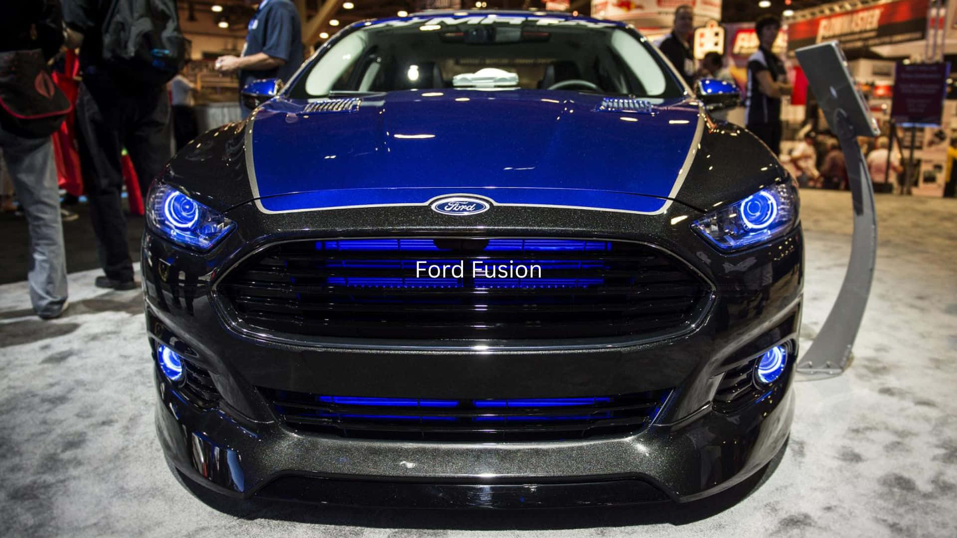 Stunning Ford Fusion in Action Wallpaper