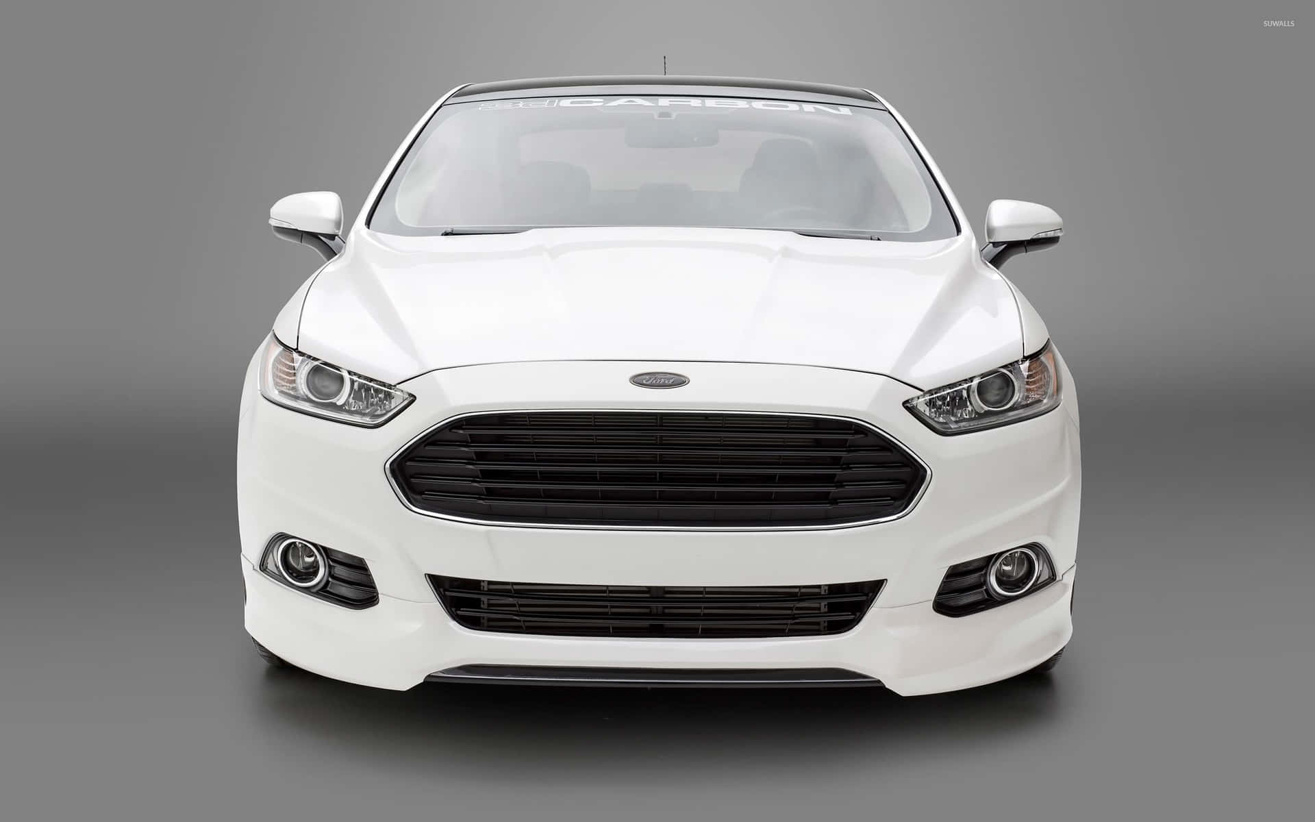Captivating Ford Fusion on the Road Wallpaper