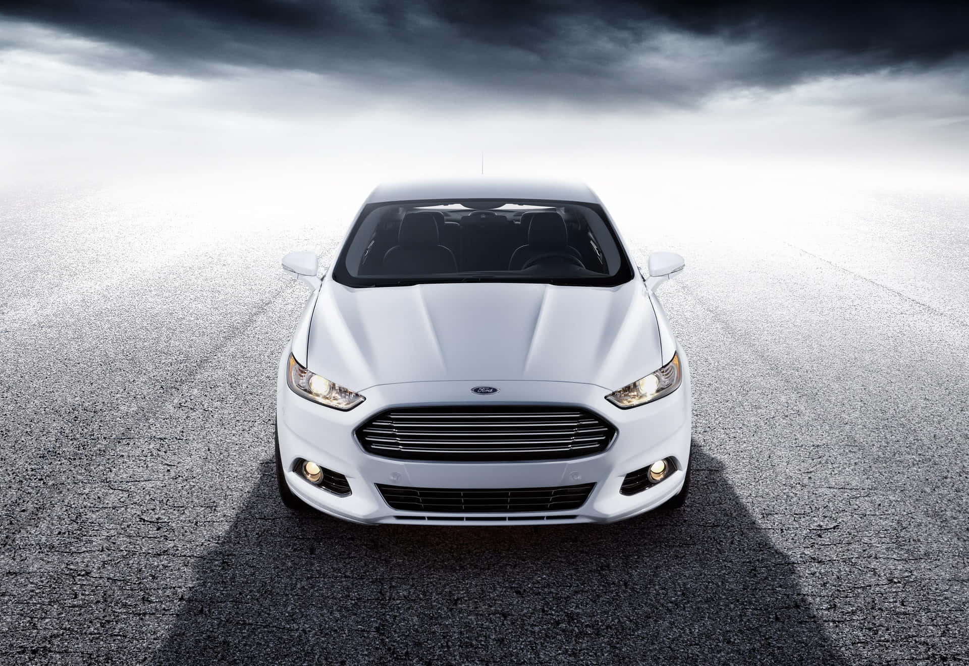 Download Caption: Sleek and Sophisticated Ford Fusion on the Road