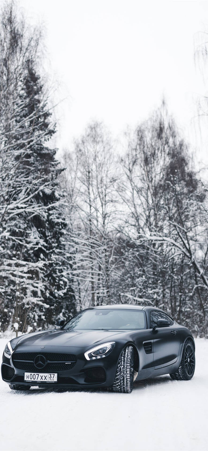 Ford Iphone In The Snow Wallpaper