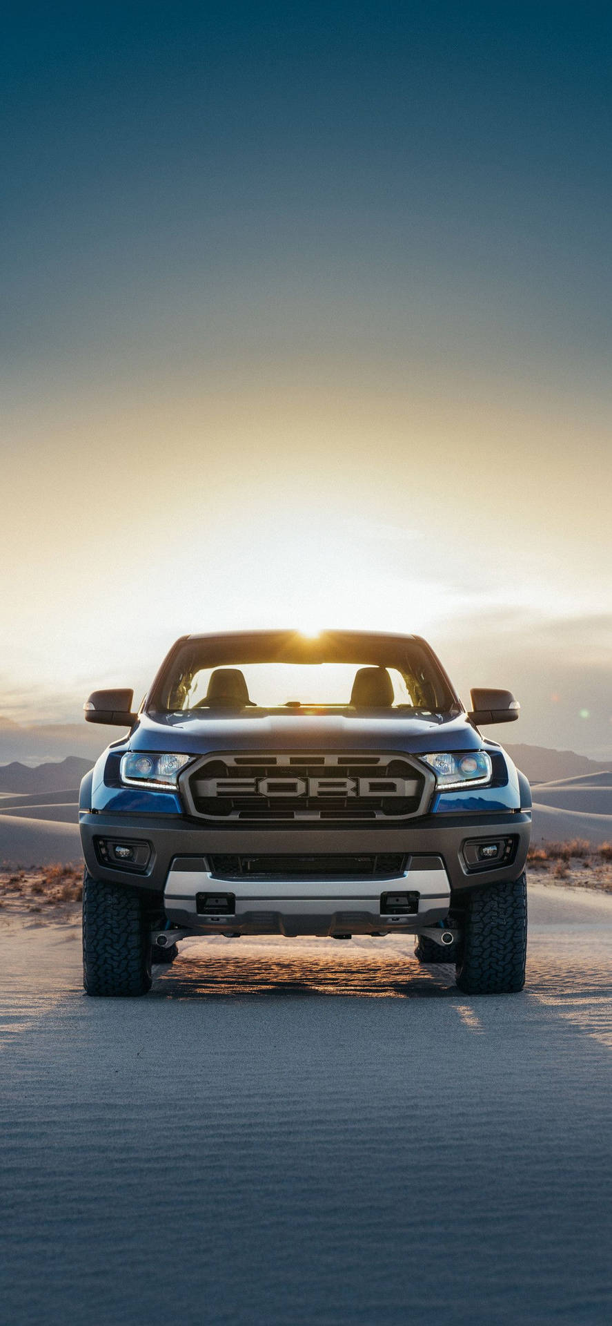 Ford Iphone Truck Solnedgang Wallpaper