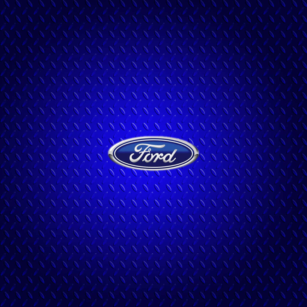 Classic Ford Logo on a dark background Wallpaper