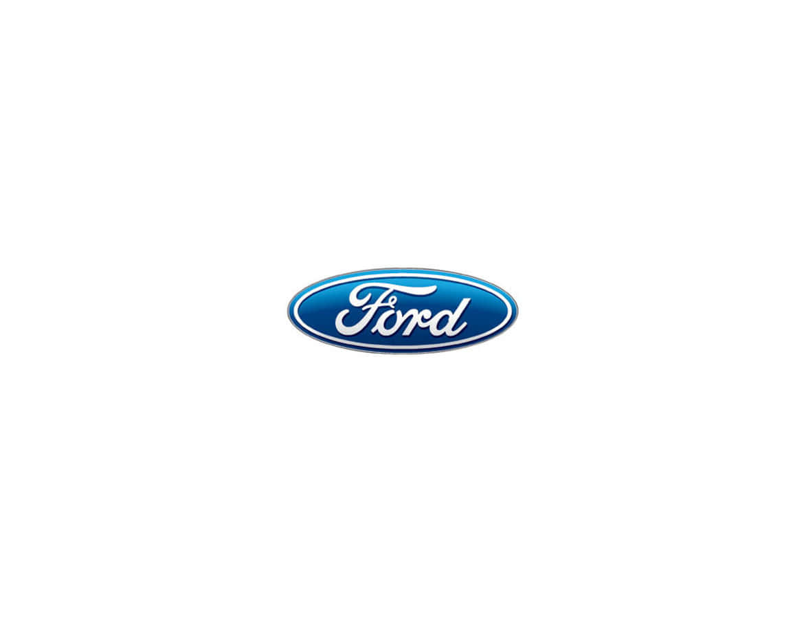 Classic Ford Logo on a Dark Background Wallpaper